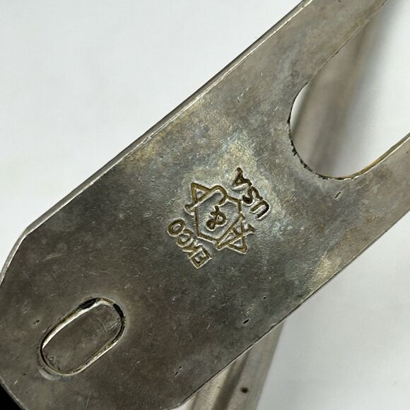 Farmhouse Ekco A&J Gold Handle Kitchen Utensils Spatula Slotted Spoon Fork 6pc - Picture 9 of 9